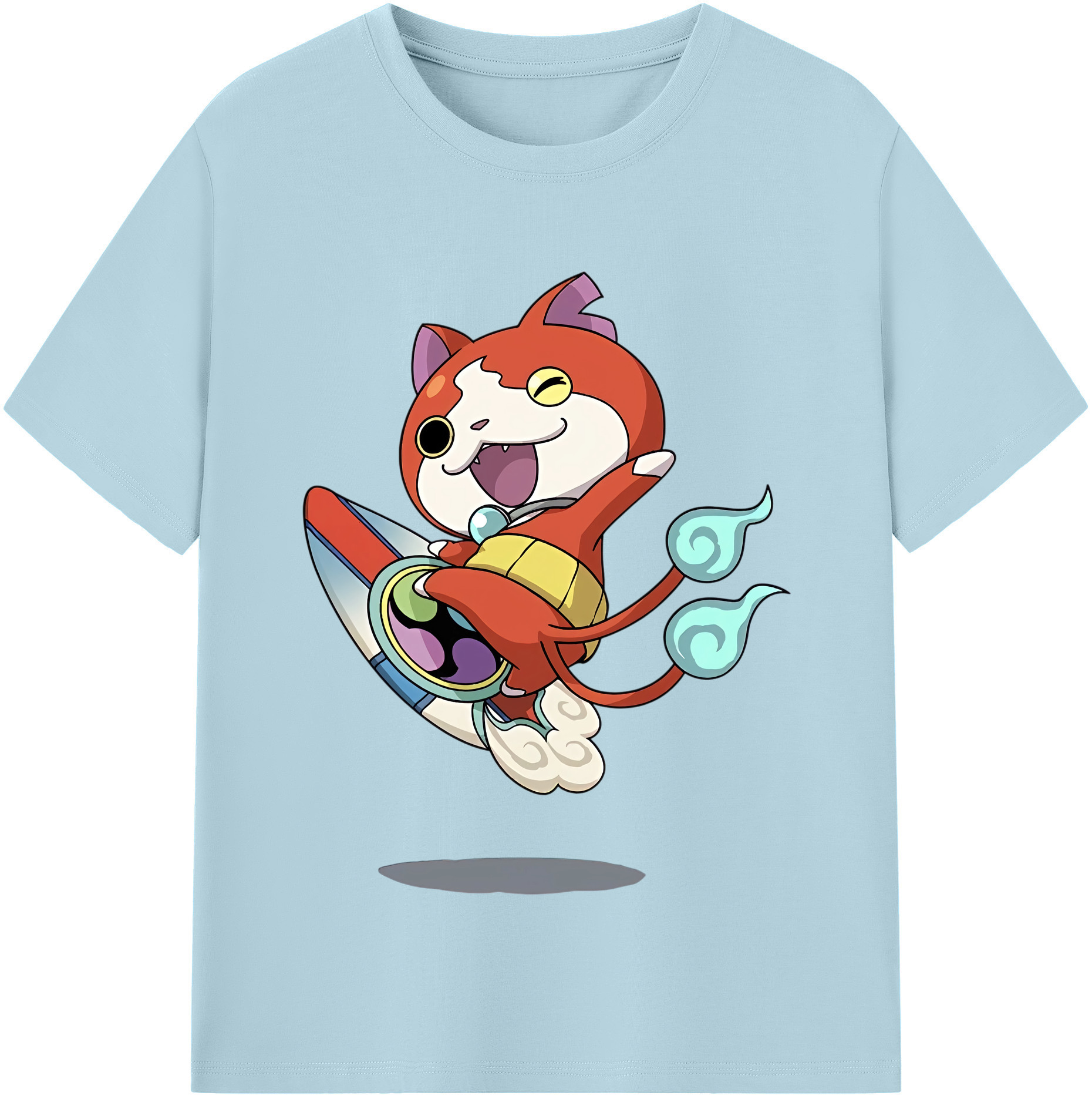 （画像用） 妖怪ウォッチ Yo-kai Watch 綿100％半袖Tシャツ（フロントプリント）